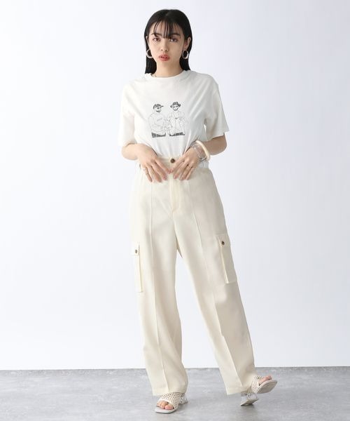 JEANASIS（ジーナシス）の「アソートビンテージプリントT/298493（Tシャツ/カットソー・レディース・オフホワイト/ブラック/イエロー・FREE）」の20枚目の写真