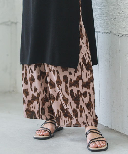SUGAR BISKET（シュガービスケット）の「レオパード柄ワイドパンツ（その他パンツ・レディース・ホワイト/ピンク/ブラック・M/L）」の19枚目の写真
