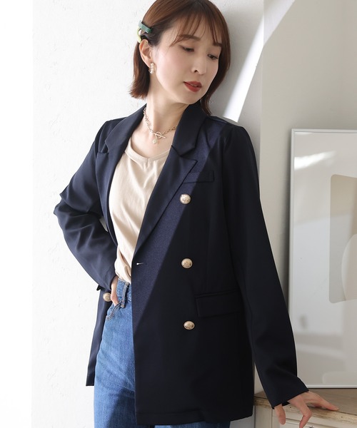 ElegChic（エレグシック）の「脇 タック Vネック 長袖 カットソー（Tシャツ/カットソー・レディース・ブラック/ライトベージュ/オフホワイト/カーキ・XL/5L/M）」の20枚目の写真