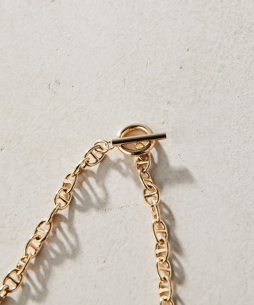 PAPILLONNER（パピヨネ）の「デザインチェーンネックレス/PAPILLONNER/パピヨネ（ネックレス・レディース・シルバー/ゴールド・FREE）」の6枚目の写真