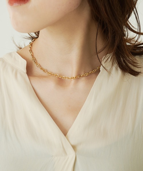 PAPILLONNER（パピヨネ）の「デザインチェーンネックレス/PAPILLONNER/パピヨネ（ネックレス・レディース・シルバー/ゴールド・FREE）」の9枚目の写真