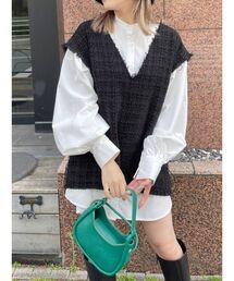 MURUA | ルーズベストシャツワンピース【セット販売】(ワンピース)