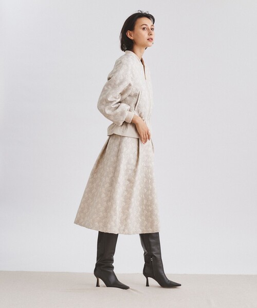 セール】キカジャガードコンビジャケット（ブルゾン）｜GRACE