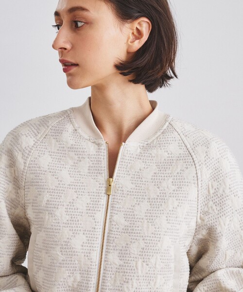 セール】キカジャガードコンビジャケット（ブルゾン）｜GRACE