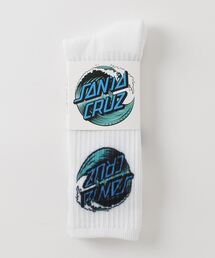 SANTA CRUZ / サンタクルーズ Wave Dot Crew Socks ソックス 靴下