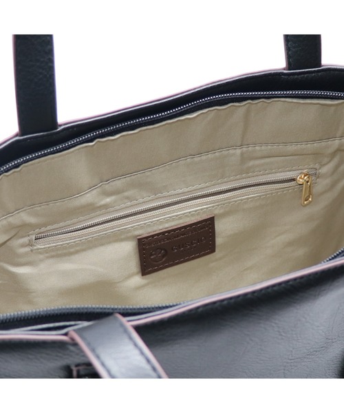 GUSCIO(グッシオ)の「【グッシオベーシック】デザインハンドルスクエアトートバッグ(トートバッグ・レディース・ブラック/グリーン/グレイッシュベージュ/シャーベット・FREE)」の11枚目の写真