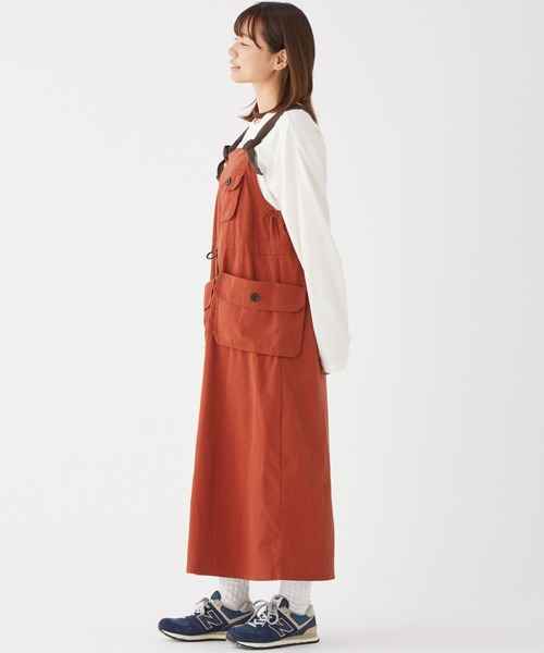 KRIFF MAYER Lady's Collection(クリフメイヤーレディースコレクション)の「HINOKOジャンスカ(ジャンパースカート・レディース・ブラック/ベージュ/レッド/オリーブ/ブルー・MEDIUM/LARGE)」の6枚目の写真