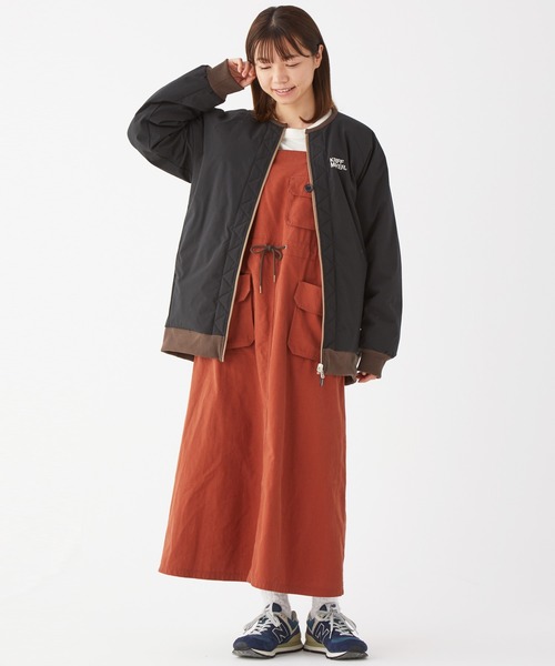 KRIFF MAYER Lady's Collection(クリフメイヤーレディースコレクション)の「HINOKOジャンスカ(ジャンパースカート・レディース・ブラック/ベージュ/レッド/オリーブ/ブルー・MEDIUM/LARGE)」の9枚目の写真