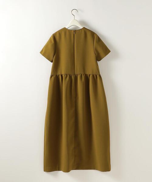 Steven Alan（スティーブンアラン）の「＜Steven Alan＞BACK SATIN HALF SLEEVE DRESS/ワンピース（ワンピース・レディース・ブラック/ブラウン・S/M）」の4枚目の写真