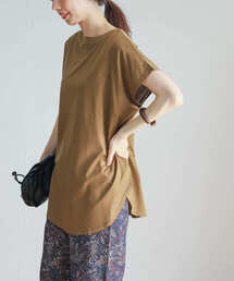 URBAN RESEARCH DOORS | コットンリヨセルチュニックプルオーバー(Tシャツ/カットソー)