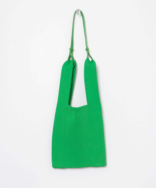 RODE SKO（ロデスコ）の「ショルダー付ニットトートバッグ（トートバッグ・レディース・グレー/グリーン/イエロー系その他/オレンジ/オレンジ系その他・ONE）」の22枚目の写真