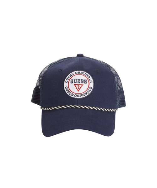 Guess（ゲス）の「GUESS Originals Trucker Cap（キャップ・メンズ・ネイビー・ONE SIZE）」の3枚目の写真