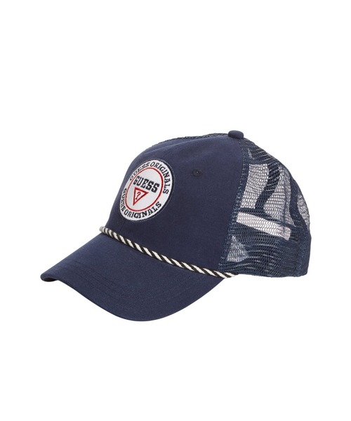 Guess（ゲス）の「GUESS Originals Trucker Cap（キャップ・メンズ・ネイビー・ONE SIZE）」の5枚目の写真