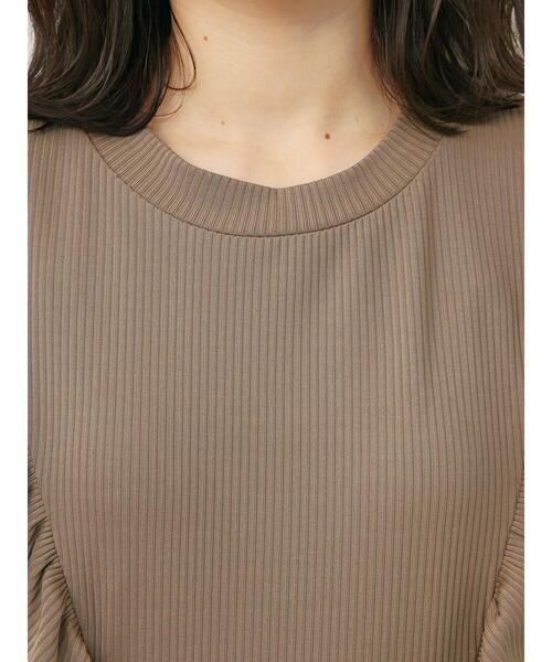 Sugar spoon（シュガースプーン）の「・SUGAR SPOON ラッフルワンピ（ワンピース・レディース・ブラック/モカ・FREE）」の10枚目の写真