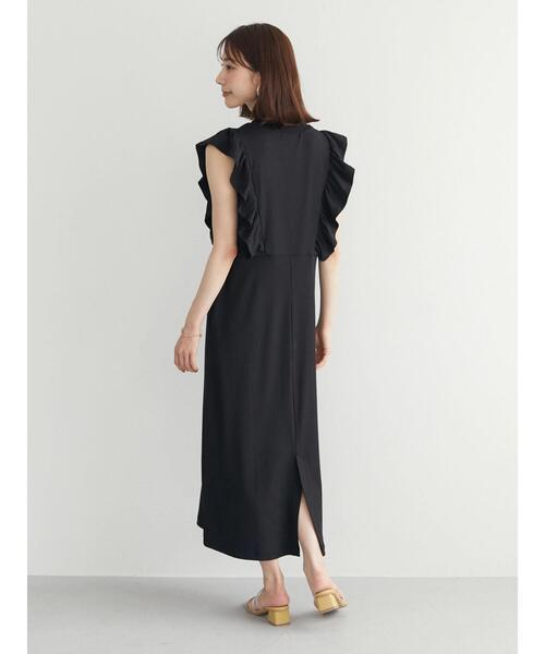 Sugar spoon（シュガースプーン）の「・SUGAR SPOON ラッフルワンピ（ワンピース・レディース・ブラック/モカ・FREE）」の16枚目の写真