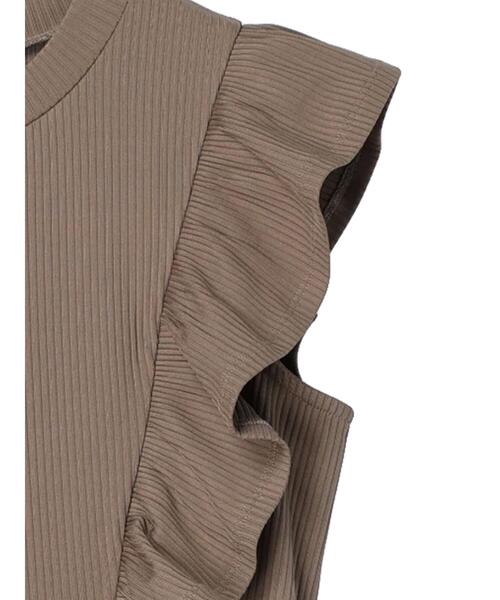 Sugar spoon（シュガースプーン）の「・SUGAR SPOON ラッフルワンピ（ワンピース・レディース・ブラック/モカ・FREE）」の20枚目の写真