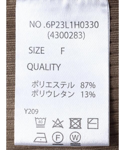 Sugar spoon（シュガースプーン）の「・SUGAR SPOON ラッフルワンピ（ワンピース・レディース・ブラック/モカ・FREE）」の22枚目の写真