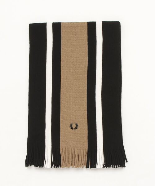 FRED PERRY（フレッドペリー）の「Bold Stripe Raschel Scarf