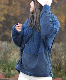 デニムドッキングニット