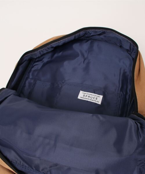 SPRUCE（スプルース）の「(EL)【SPRUCE】キャンバス スクール リュック（バックパック/リュック・レディース・カーキ/キャメル・ONE SIZE）」の5枚目の写真