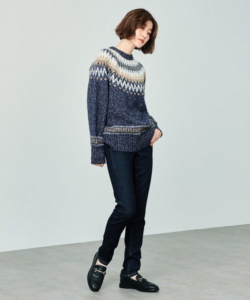 SOMETHING（サムシング）の「SOMETHING BODYFIRE 裏起毛スキニーデニムパンツ【暖】冬用あったかパンツ（デニムパンツ・レディース・インディゴブルー/ダークインディゴブルー/ブラック系その他/ブラック・26/27/28/29/25）」の16枚目の写真