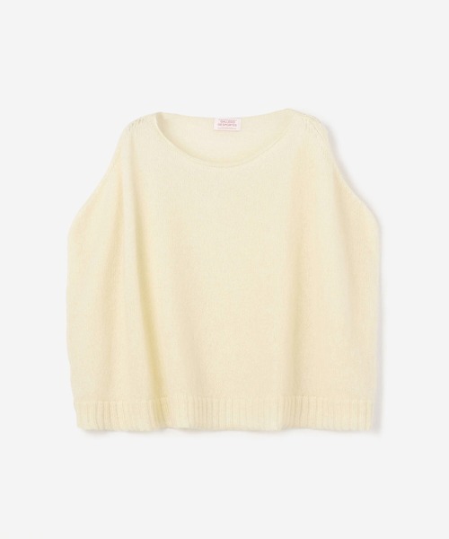 GALLEGO DESPORTES（ギャレゴデスポート）の「GALLEGO DESPORTES | ウールナイロン ニットベスト WOMEN（ベスト・レディース・イエロー/クリーム・ONE SIZE）」の2枚目の写真