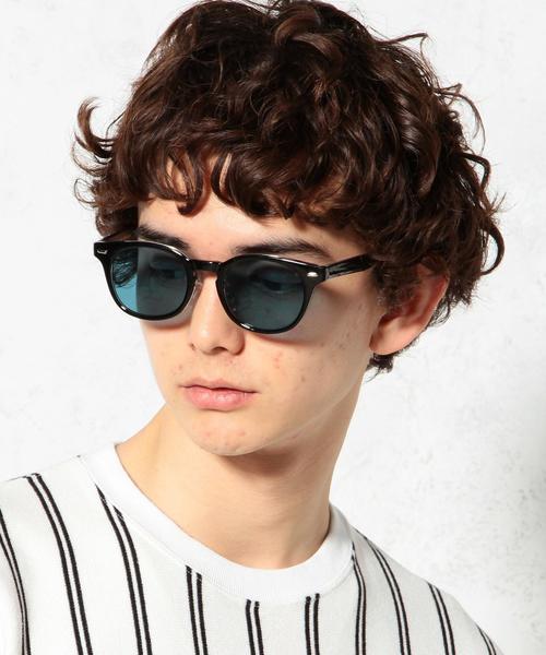 green label relaxing(グリーンレーベルリラクシング)の「COLORED BOSTON サングラス◆(サングラス・メンズ・ブラック/ダークブラウン・フリー)」の10枚目の写真
