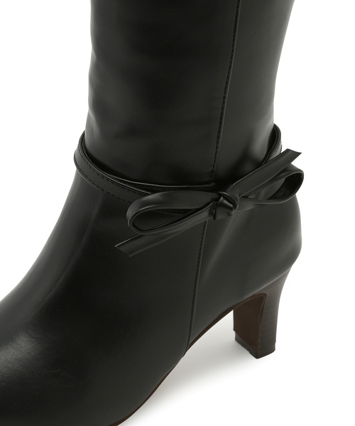 ROPE' PICNIC(ロペピクニック)の「リボンロングブーツ(ブーツ・レディース・ブラック/イエロー系その他3・S/M/L)」の14枚目の写真