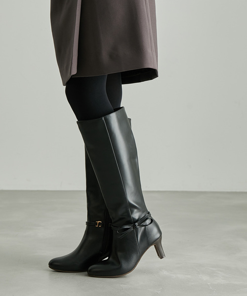 ROPE' PICNIC(ロペピクニック)の「リボンロングブーツ(ブーツ・レディース・ブラック/イエロー系その他3・S/M/L)」の21枚目の写真