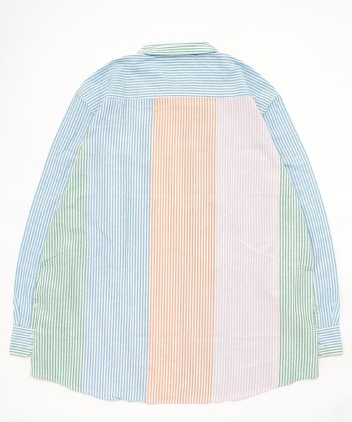Guess（ゲス）の「GUESS Originals Multi Stripe Shirt（シャツ/ブラウス・レディース・マルチ・MEDIUM/X-SMALL/SMALL）」の7枚目の写真