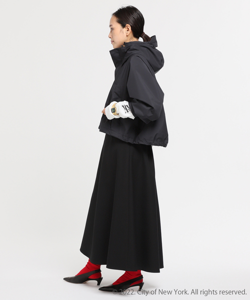 AP STUDIO（エーピーストゥディオ）の「【Product Twelve/プロダクト トゥエルブ】フーデッドショートブルゾン（ナイロンジャケット・レディース・ブラック・FREE）」の5枚目の写真