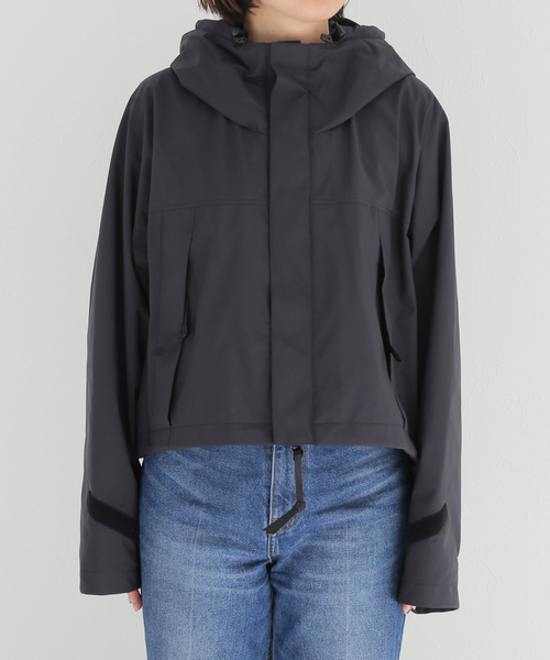 AP STUDIO（エーピーストゥディオ）の「【Product Twelve/プロダクト トゥエルブ】フーデッドショートブルゾン（ナイロンジャケット・レディース・ブラック・FREE）」の7枚目の写真