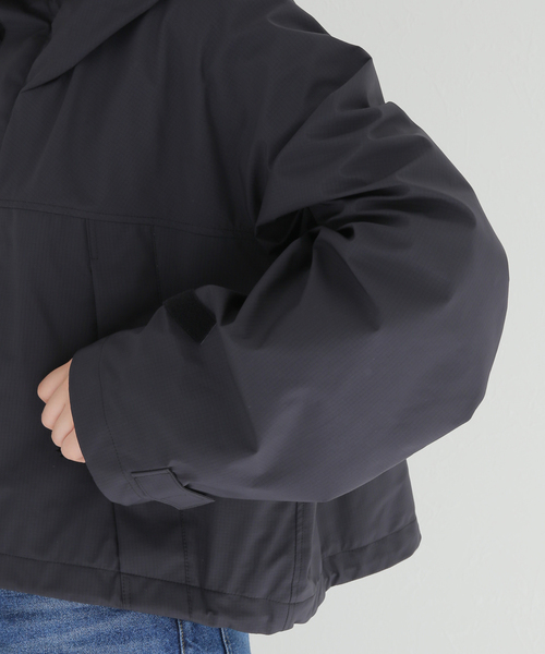 AP STUDIO（エーピーストゥディオ）の「【Product Twelve/プロダクト トゥエルブ】フーデッドショートブルゾン（ナイロンジャケット・レディース・ブラック・FREE）」の13枚目の写真