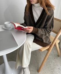 WEGO | WEGO/【WEB限定】バーズアイBIGカーディガン(カーディガン/ボレロ)