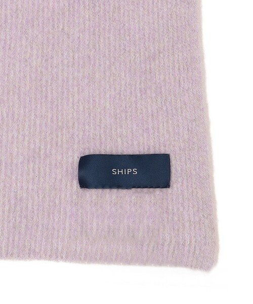 SHIPS(シップス)の「ヘアリー マフラー 22FW◆(マフラー・レディース・ライトグレー/ベージュ/ラベンダー・ONE SIZE)」の6枚目の写真