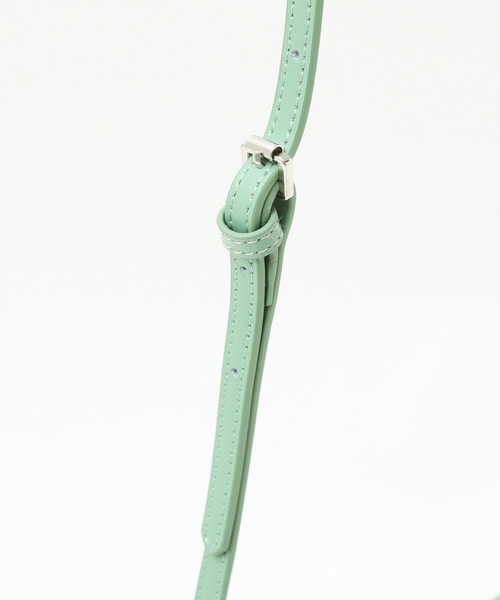 YAHKI（ヤーキ）の「【YAHKI】ミニショルダーバッグ（トートバッグ・レディース・グリーン/チャコールグレー・フリー）」の14枚目の写真