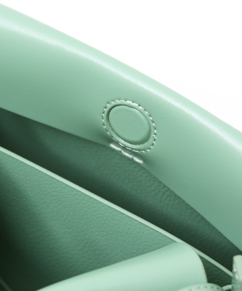 YAHKI（ヤーキ）の「【YAHKI】ミニショルダーバッグ（トートバッグ・レディース・グリーン/チャコールグレー・フリー）」の7枚目の写真