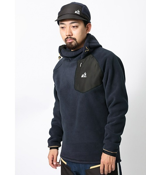 Snow Peak（スノーピーク）の「Fleece Balaclava Hoody（その他トップス・メンズ・ネイビー/ブラック・MEDIUM/LARGE/SMALL/X-LARGE）」の2枚目の写真