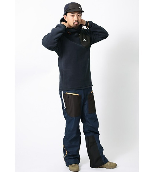 Snow Peak（スノーピーク）の「Fleece Balaclava Hoody（その他トップス・メンズ・ネイビー/ブラック・MEDIUM/LARGE/SMALL/X-LARGE）」の4枚目の写真
