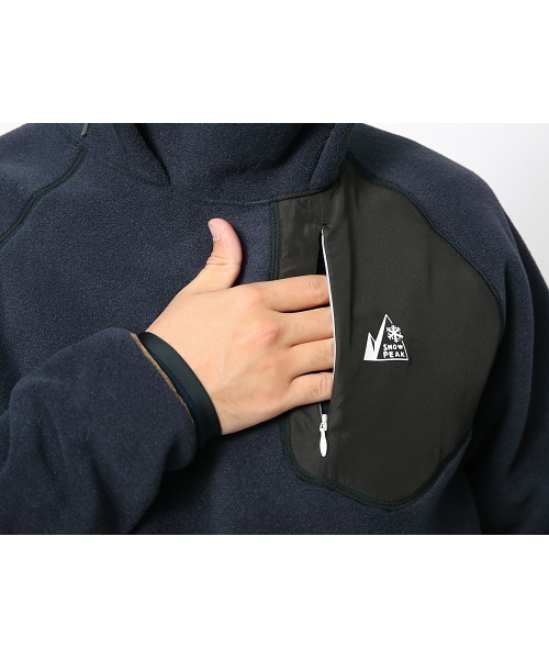 Snow Peak（スノーピーク）の「Fleece Balaclava Hoody（その他トップス・メンズ・ネイビー/ブラック・MEDIUM/LARGE/SMALL/X-LARGE）」の8枚目の写真