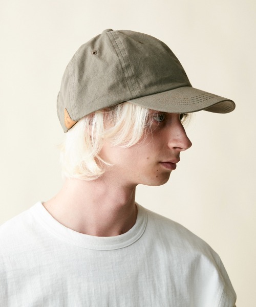 rehacer(レアセル)の「rehacer : " 東炊き " 6 Panel Cap / " 東炊き " 6 パネルキャップ(キャップ・メンズ・カーキ/スミクロ/オレンジ・FREE)」の3枚目の写真