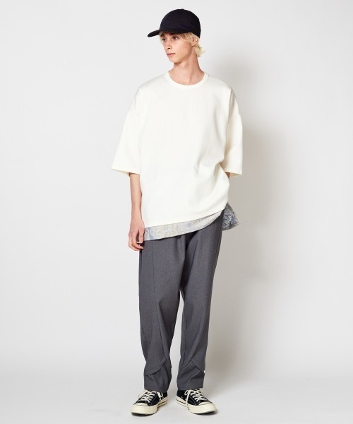 rehacer(レアセル)の「rehacer : " 東炊き " 6 Panel Cap / " 東炊き " 6 パネルキャップ(キャップ・メンズ・カーキ/スミクロ/オレンジ・FREE)」の10枚目の写真