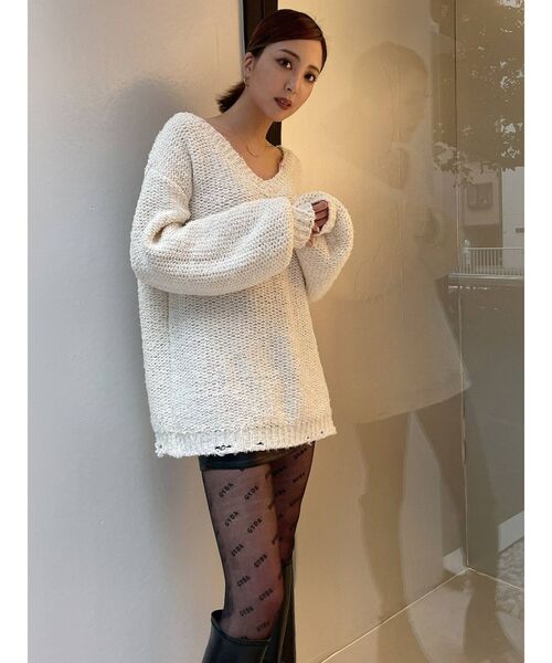 GYDA(ジェイダ)の「GYDAロゴパターンタイツ(タイツ/ストッキング・レディース・ブラック・SMALL)」の15枚目の写真