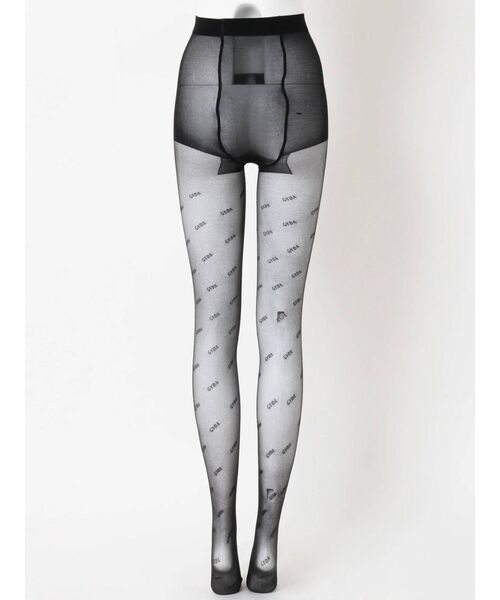 GYDA(ジェイダ)の「GYDAロゴパターンタイツ(タイツ/ストッキング・レディース・ブラック・SMALL)」の14枚目の写真