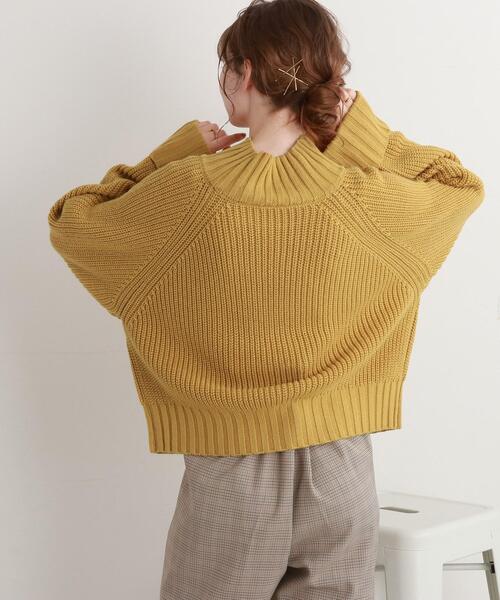 Cutie Blonde(キューティーブロンド)の「◆ざっくりニットプルオーバー(ニット/セーター・レディース・ライトグレー/サンドベージュ/イエロー/ブラック・00)」の13枚目の写真