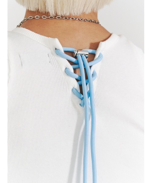 PAMEO POSE（パメオポーズ）の「My Tanktop（タンクトップ・レディース・グリーン/ブラック/パープル/ホワイト・FREE）」の19枚目の写真