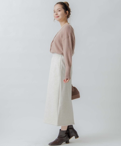 flower（フラワー）の「ダスティーチェックスカート（スカート・レディース・ホワイト/ブラウン・FREE）」の22枚目の写真