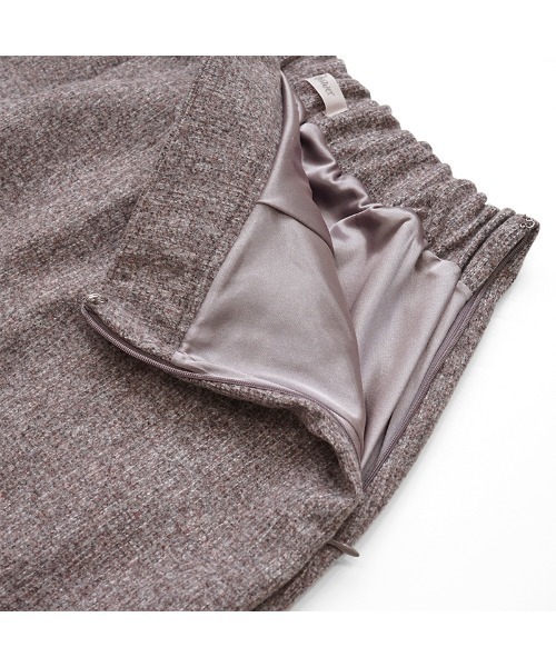 flower（フラワー）の「ダスティーチェックスカート（スカート・レディース・ホワイト/ブラウン・FREE）」の20枚目の写真