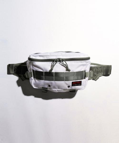 BRIEFING（ブリーフィング）の「＜BRIEFING×BY＞ BODY BAG/バッグ（ボディバッグ/ウエストポーチ・メンズ・ホワイト/ネイビー・フリー）」の2枚目の写真