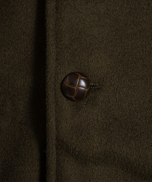 MUHET（ミュエータ）の「ドルマンコート（ステンカラーコート・レディース・カーキ/ベージュ・MEDIUM/X-LARGE）」の3枚目の写真